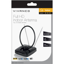 TV Antena - Vivanco TVA3040 Kambarinė DVB-T / T2 DAB / DAB+ FM Antena Su Reguliuojamu Stiprinimu Ir LTE Filtru