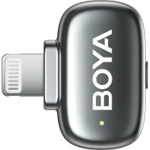 Mikrofonas - Boya Mini 2-01 "Lightning" / USB-C Mėnulio Sidabro Mikrofonas - Boya Mini 2-01 "Lightning" / USB-C Mėnulio Sidabro