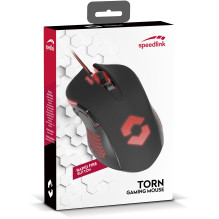 Žaidimų pelė - SpeedLink Torn SL-680008-BKBK, 7 Mygtukai, 4 DPI Lygiai, Juoda