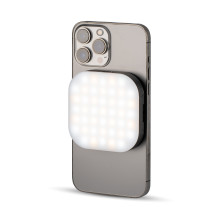 LED Lempa - D-Fruit DF622 Magnetinė USB-C LED Lempa, 3 Spalvų Temperatūros, 5 Ryškumo Lygiai, 360° Pasukimas, Pilka