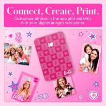 Nešiojamas Nuotraukų Spausdintuvas - Kodak Step Slim 1 Barbie Edition 2×3 colių Rožinis