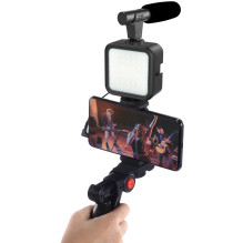 Vaizdo tinklaraščių kūrimo rinkinys - Platinet PMVG4IN1 Vaizdo Tinklaraščių Kūrimo Rinkinys Universalus Mikrofonas 36 LE Vaizdo tinklaraščių kūrimo rinkinys - Platinet PMVG4IN1 Vaizdo Tinklaraščių Kūrimo Rinkinys Universalus Mikrofonas 36 LE