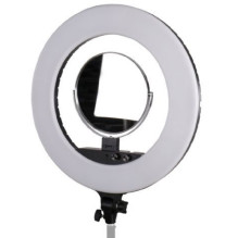 LED Žiedinė Lempa - StudioKing LED-480ASK 100 W 480 LED 3200-5800 K CRI 90 Su Didinamuoju Veidrodžiu, Išmaniojo Telefono