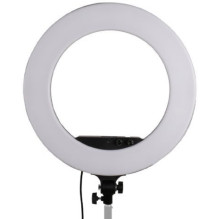 LED Žiedinė Lempa - StudioKing LED-480ASK 100 W 480 LED 3200-5800 K CRI 90 Su Didinamuoju Veidrodžiu, Išmaniojo Telefono