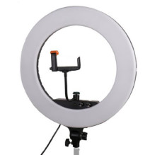 LED Žiedinė Lempa - StudioKing LED-480ASK 100 W 480 LED 3200-5800 K CRI 90 Su Didinamuoju Veidrodžiu, Išmaniojo Telefono