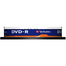 Įrašomas DVD diskas - Verbatim DVD-R 4,7 GB 16x 10 vnt. matinio sidabro Įrašomas DVD diskas - Verbatim DVD-R 4,7 GB 16x 10 vnt. matinio sidabro