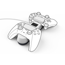 Žaidimų pulto įkroviklis - SpeedLink Jazz SL460001WE USB PS5 Juodas Žaidimų pulto įkroviklis - SpeedLink Jazz SL460001WE USB PS5 Juodas