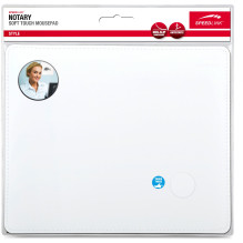 Mouse pad - SpeedLink Notary SL-6243-LWT 23 × 19 cm, 3 mm, White Mouse pad - SpeedLink Notary SL-6243-LWT 23 × 19 cm, 3 mm, White