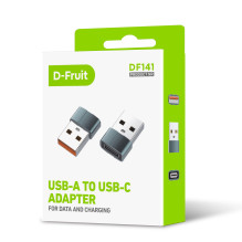 USB Adapteris - D-Fruit DF141 USB-A Į USB-C Adapteris USB Adapteris - D-Fruit DF141 USB-A Į USB-C Adapteris