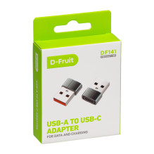 USB Adapteris - D-Fruit DF141 USB-A Į USB-C Adapteris USB Adapteris - D-Fruit DF141 USB-A Į USB-C Adapteris