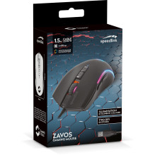 Žaidimų pelė - SpeedLink Zavos SL-680022-RRBK 3200 DPI 125 Hz USB Juoda Žaidimų pelė - SpeedLink Zavos SL-680022-RRBK 3200 DPI 125 Hz USB Juoda