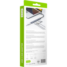USB Šakotuvas - D-Fruit DF145, 4 USB-C 2.0, 2 USB-A 2.0, 1 USB-A 3.0, 5 Gb / s