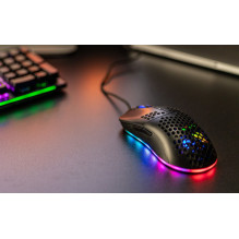 Žaidimų pelė - SpeedLink SKELL SL-680020-BK, Juoda, 5 Mygtukai, 800-4 200 DPI, 1 000 Hz, USB-A, Juoda