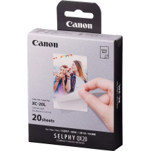 Spausdintuvo Popierius - Canon SELPHY QX20 XC-20L Rašalo Ir Lipdukų Popieriaus Rinkinys, 20 Lapų