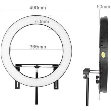 LED Žiedinė Lempa - Falcon Eyes DVR-512DVC Dviejų Spalvų 512 LED 49 cm 60° 15 V LED Žiedinė Lempa - Falcon Eyes DVR-512DVC Dviejų Spalvų 512 LED 49 cm 60° 15 V