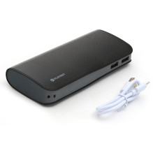 Išorinė baterija - Platinet Leather 15 000 mAh Black Išorinė baterija - Platinet Leather 15 000 mAh Black