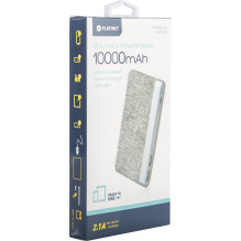 Išorinė baterija - Platinet PMPB10FGD 10 000 mAh šviesiai pilka Išorinė baterija - Platinet PMPB10FGD 10 000 mAh šviesiai pilka