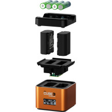 Fotoaparato Akumuliatorių Įkroviklis - Hähnel ProCube 3 Twin Sony, USB-C PD 3.0 30 W, LCD, USB-A 2 A Fotoaparato Akumuliatorių Įkroviklis - Hähnel ProCube 3 Twin Sony, USB-C PD 3.0 30 W, LCD, USB-A 2 A