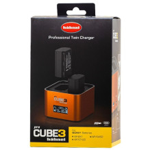 Fotoaparato Akumuliatorių Įkroviklis - Hähnel ProCube 3 Twin Sony, USB-C PD 3.0 30 W, LCD, USB-A 2 A Fotoaparato Akumuliatorių Įkroviklis - Hähnel ProCube 3 Twin Sony, USB-C PD 3.0 30 W, LCD, USB-A 2 A
