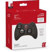 Žaidimų pultas - SpeedLink RAIT SL-330402-RRBK Belaidis "Bluetooth", 600 mAh, Juodas Žaidimų pultas - SpeedLink RAIT SL-330402-RRBK Belaidis "Bluetooth", 600 mAh, Juodas