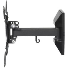Televizoriaus sieninis laikiklis - Vivanco Motion, 43″, 25 kg, VESA 75 × 75-200 × 200 mm, Pakreipimas nuo -15° iki 5°, P