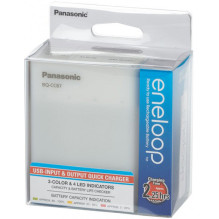 Baterijų Įkroviklis - Panasonic Eneloop BQ-CC87USB Su 4×1900 mAh Baterijomis
