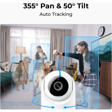 Vidaus Apsaugos Kamera - Reolink E331 5MP Wi‑Fi 6 Kamera Vidaus Apsaugos Kamera - Reolink E331 5MP Wi‑Fi 6 Kamera