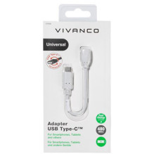 USB Adapteris - Vivanco 37558 USB-C Į Micro USB Adapteris USB Adapteris - Vivanco 37558 USB-C Į Micro USB Adapteris