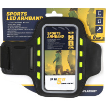 Sportinė Telefono Apyrankė - Platinet Sport LED Apyrankė 43705, Juoda