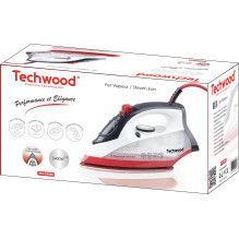Drabužių Lygintuvas - Techwood TFV-2405C Garų Lygintuvas, 2 400 W, Keraminis Padas, 300 ml Talpa Drabužių Lygintuvas - Techwood TFV-2405C Garų Lygintuvas, 2 400 W, Keraminis Padas, 300 ml Talpa