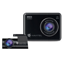 Automobilio Vaizdo Registratorius - Navitel R9 Dual 2 Kanalų Full HD, Sony STARVIS, GPS, Wi‑Fi, 500 mAh