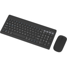 Belaidė Klaviatūra Ir Pelė - Omega OKM2658B 2,4 GHz Bluetooth 5.0 USB-C 800 / 1200 / 1600 DPI