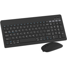 Belaidė Klaviatūra Ir Pelė - Omega OKM2658B 2,4 GHz Bluetooth 5.0 USB-C 800 / 1200 / 1600 DPI