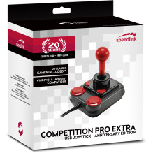 Žaidimų Valdiklis - SpeedLink Competition Pro Extra SL-650212-BKRD Juoda / Raudona