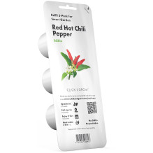 Augalų Sėklų Kapsulės - Click & Grow Red Hot Chili Pepper 3 Vnt. Augalų Sėklų Kapsulės - Click & Grow Red Hot Chili Pepper 3 Vnt.