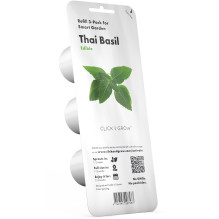 Augalų Kapsulės - Click & Grow Thai Basil 3 vnt. Papildymas Augalų Kapsulės - Click & Grow Thai Basil 3 vnt. Papildymas
