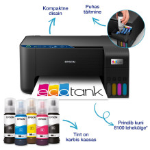 Daugiafunkcis spausdintuvas - Epson EcoTank L3271 Juodas Daugiafunkcis spausdintuvas - Epson EcoTank L3271 Juodas