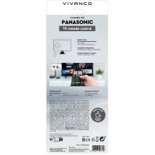 Televizoriaus Nuotolinio Valdymo Pultas - Vivanco Panasonic Universalus Nuotolinio Valdymo Pultas, 8 M, 2 AAA Baterijos