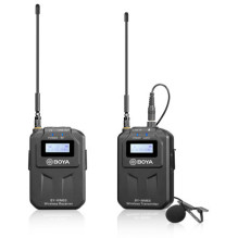 Belaidis Mikrofonas - Boya BY-WM6S UHF 48 Kanalų 70 M Įkraunamas Juodas Belaidis Mikrofonas - Boya BY-WM6S UHF 48 Kanalų 70 M Įkraunamas Juodas