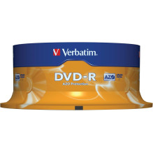 DVD-R Diskas - Verbatim 4,7 GB 16x 25 Vnt. DVD-R Diskas - Verbatim 4,7 GB 16x 25 Vnt.
