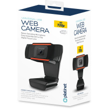 Internetinė kamera - Platinet PCWC720 720p Internetinė kamera 1280 × 720 CMOS 180° USB 2.0 Internetinė kamera - Platinet PCWC720 720p Internetinė kamera 1280 × 720 CMOS 180° USB 2.0