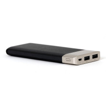 Išorinė Baterija - Platinet Leather 11 000 mAh 2,1 A 2xUSB, Juoda Išorinė Baterija - Platinet Leather 11 000 mAh 2,1 A 2xUSB, Juoda