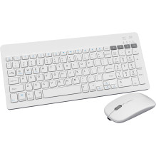 Belaidė Klaviatūra Ir Pelė - Omega OKM2658W US 2,4 GHz Bluetooth 5.0 USB-C 800 / 1200 / 1600 DPI