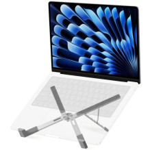 Nešiojamo kompiuterio stovas - Tech-Protect ULS300 Sidabrinis