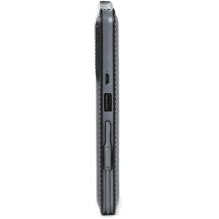 Išorinė baterija - Platinet Omega Leather 12 000 mAh LCD 2,1 A Li-Po Su "MicroUSB" Laidu