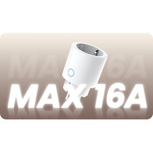 Išmanusis Kištukas - Aqara H2 EU SP-P05E Thread Zigbee 16 A 3 680 W LED