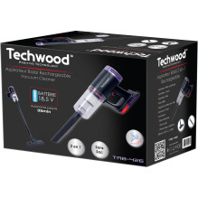 Dulkių Siurblys - Techwood TAB-426 Belaidis 2-in-1, 120 W, 18,5 V, HEPA, 0,8 l, 35 Min.
