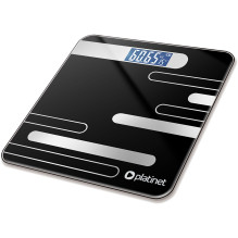 Skaitmeninės svarstyklės - Platinet PBS26B, 180 kg, 50 g Tikslumas, Juodos skiltys Skaitmeninės svarstyklės - Platinet PBS26B, 180 kg, 50 g Tikslumas, Juodos skiltys