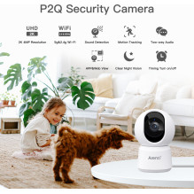 Vidaus Apsaugos Kamera - Arenti P2Q 4MP UHD Valdoma "Wi‑Fi" Vidaus Kamera