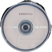 Įrašomasis DVD diskas - Omega DVD+R 4,7 GB 16x 25 vnt. Dėkle Įrašomasis DVD diskas - Omega DVD+R 4,7 GB 16x 25 vnt. Dėkle